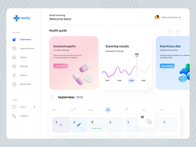 Healfy - Health Dashboard