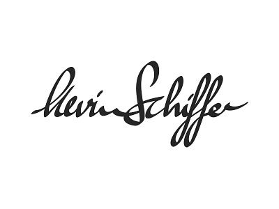 Calligraphic Personal Brand branding calligraphy kevin logo schiffer typography