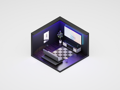 Mini Game Room 3d 3d design 3d illustration 3d isometric 3d model 3d room 3d voxel abuhaivan design graphic design isometric