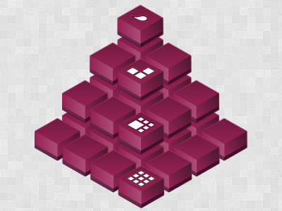 Cubes cartalyst cubes isometric