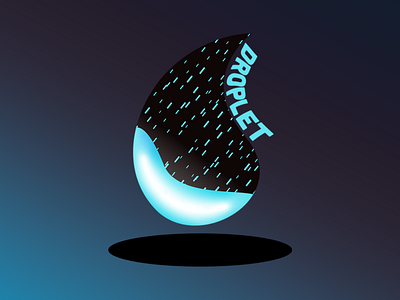 Droplet Logo 💧🌧 art branding colors design gradients illustration logo vector