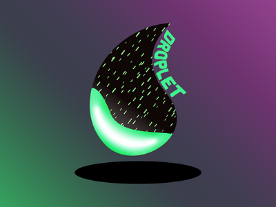Droplet Logo (Alternate Palette) 💧🌧 art branding colors design gradients illustration logo vector
