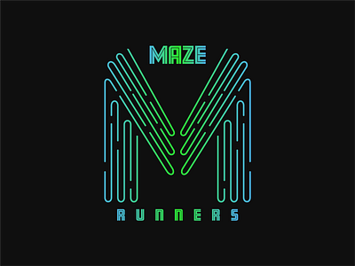 Maze Runners Logo art branding colors design gradients illustration logo logodesign logos patterns ui ux vector