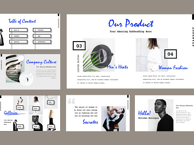 Standout Presentation Template design keynote powerpoint presentation template ui