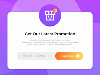 Pop-Up Modal Promotion design ui web