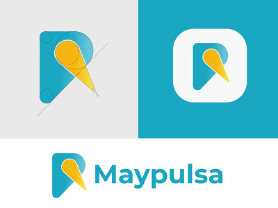 maypulsa logomark branding design graphic design illustration logo vector