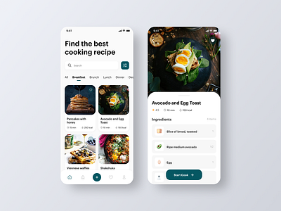 Recipes App Concept