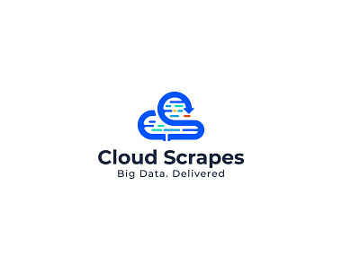 Cloud Scrapes branding cloud graphic design logo scrapes