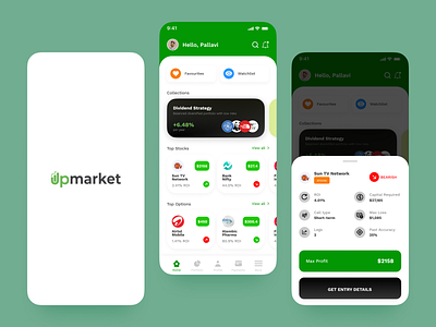 Robo Financial Advisement App Design app design fintech ui ux