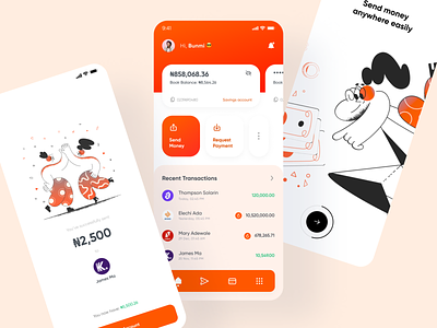 GTbank App Redesign app banking design fintech ui ux