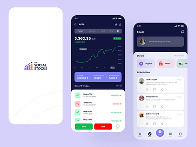 Investment App UI #Exploration app banking design fintech illustration ui ux