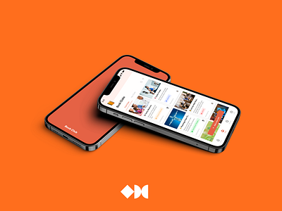 Book Club App - Ongoing app branding design logo ui ux