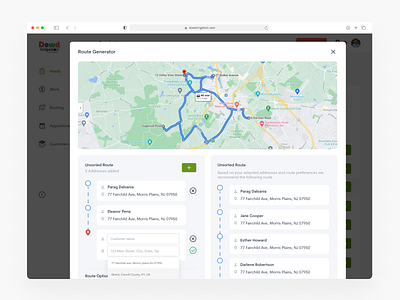 Route Generator - DTC Irrigation Service App