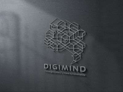 DigiMind - Digital Mind Solutions app branding design logo vector