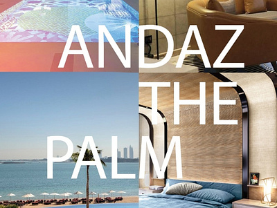 Andaz The Palm Flyer branding design