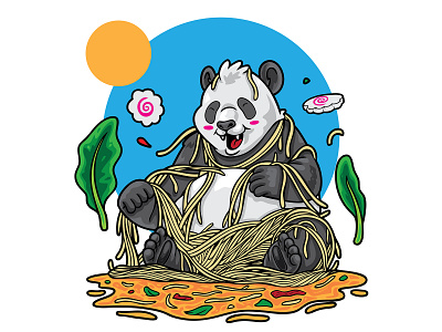 Panda Illustration design illustration vector