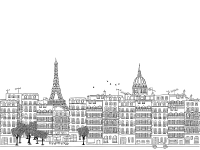 Paris Illustration design illustration vector
