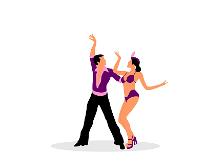 The dancing couple! design graphic design illustration vector