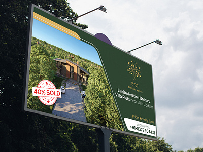 Hoarding mockup- Vanya Orchard Homes