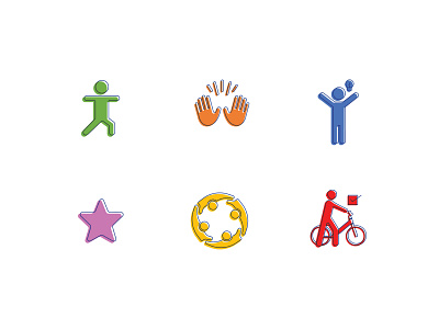 Icons for Learn-To-Ride Curriculum