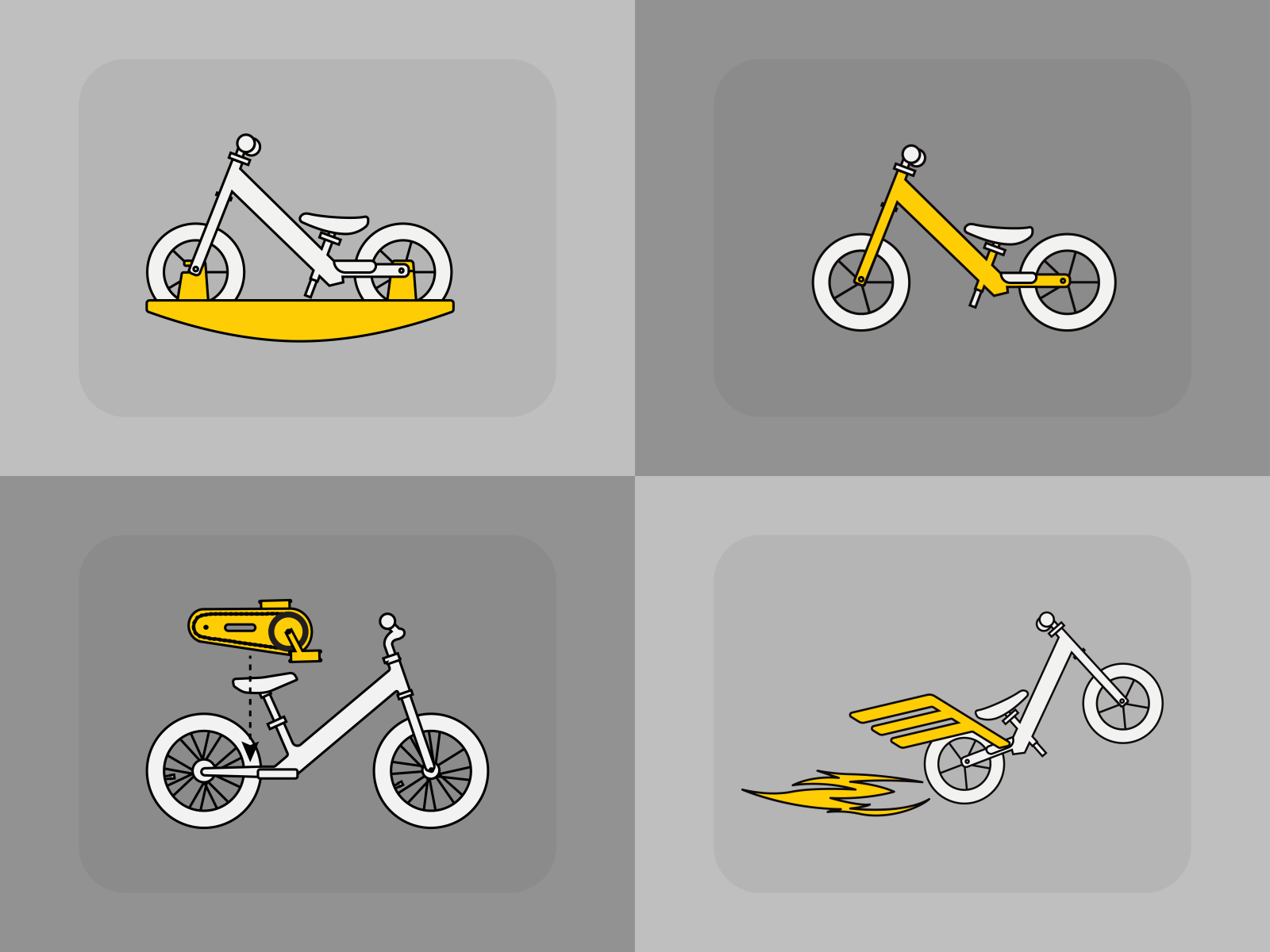 strider bike graphics