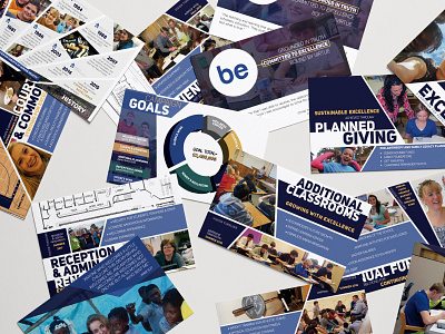 Fundraiser Card Pack fundraiser graphic design infographics layout design mailer philanthropy postcard design