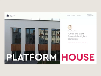 PLATFORM House - Website coworking coworking space design grid homepage style ui ux web webdesign