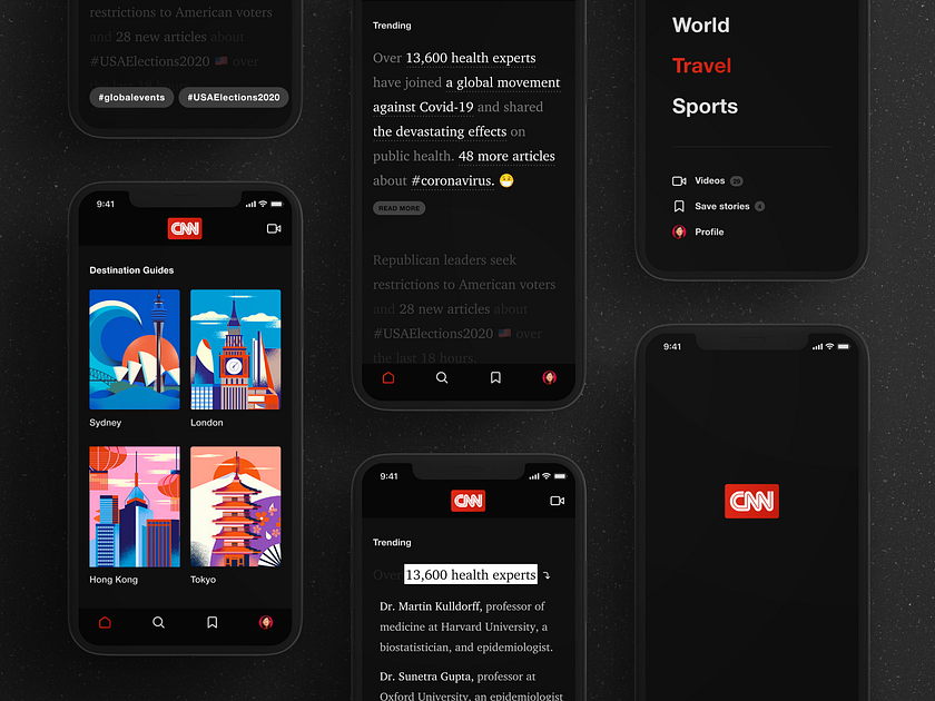 Browse thousands of News App images for design inspiration | Dribbble