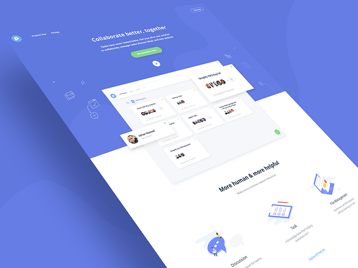 Landing Page by Tomas Skarba for PLATFORM on Dribbble