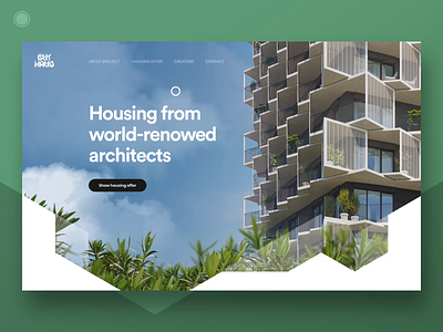 Residential project Homepage - part 4 apartments architecture design developer flats grid residential style ui ux web webdesign