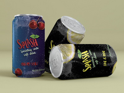 Splash Cold Drink; Branding & Packaging branding design graphic design product packaging