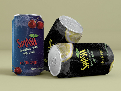 Splash Cold Drink; Branding & Packaging