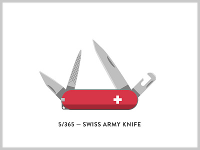 Sketch & Eggs 5/365 flag illustration knife sketch and eggs swiss vector