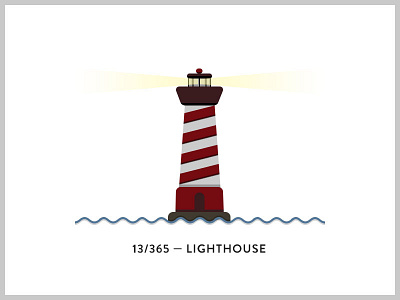 Sketch & Eggs 13/365 icon illustration lighthouse sketch and eggs vector