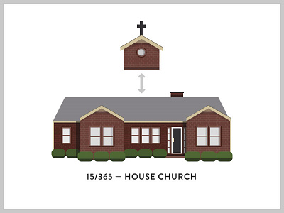 Sketch & Eggs 15/365 church house illustration sketch and eggs vector