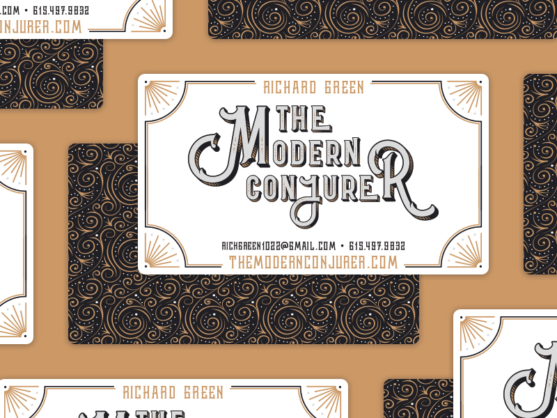 The Modern Conjurer — Business Card Idea by Brandon Plummer on Dribbble