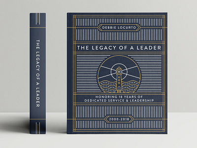 Legacy Of A Leader Book book cover design illustration