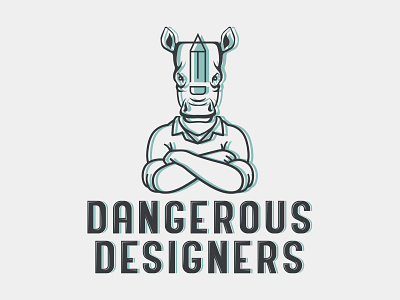Dangerous Designers dangerous designers logo rhino