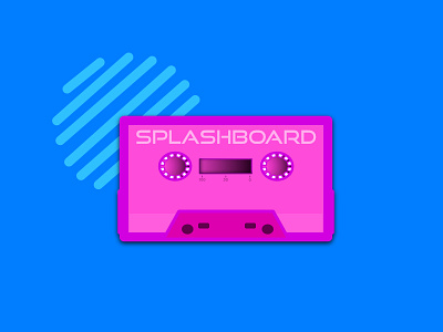 Cassette Love - Day 1/365 365 80s cassette design challenge vector