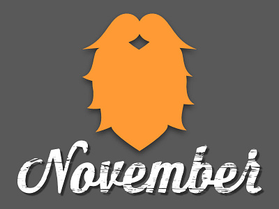 Day Fourteen: "No Shave November" beard icon logo movember no shave november
