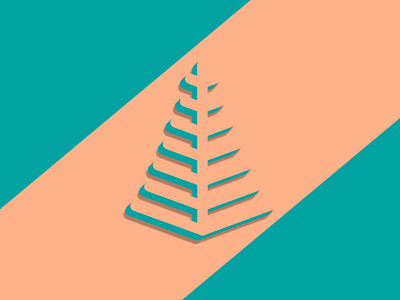 Day Fifteen: "Ferns" brand branding clean logo vector