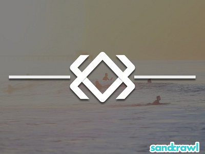 Day Eighteen: "Sand Crawl" advertisement article brand branding clean logo magazine vector