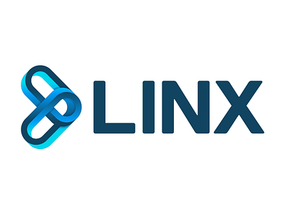 Linx Logo chain link links logo navy