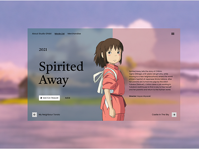 Studio Ghibli - Movie Website