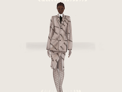 Gucci & balenciaga branding design graphic design illustration