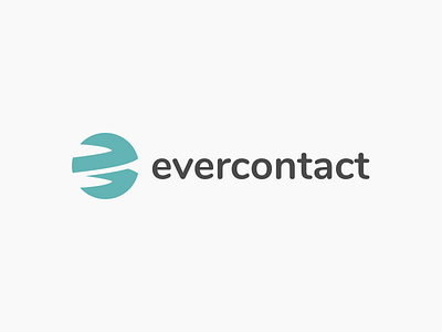 Evercontact logo design email logo product