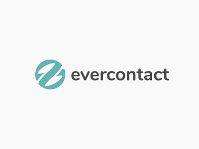Evercontact logo (alternative) design email logo product