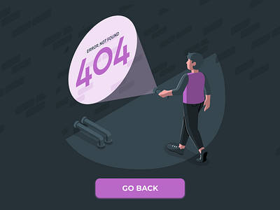 Daily UI 008 - 404 Error Page