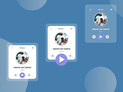 Daily UI 009 - Music Player (Smart Watch) dailyui design music player ui