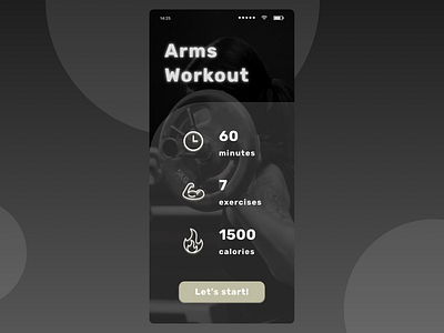 Daily UI 041 - Workout Tracker dailyui design ui workout tracker